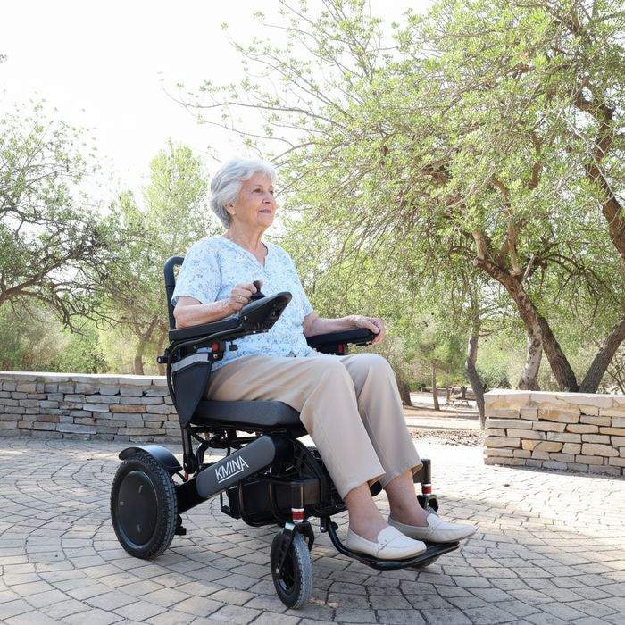 Silla de Ruedas Eléctrica Gris | KMINA | K10075